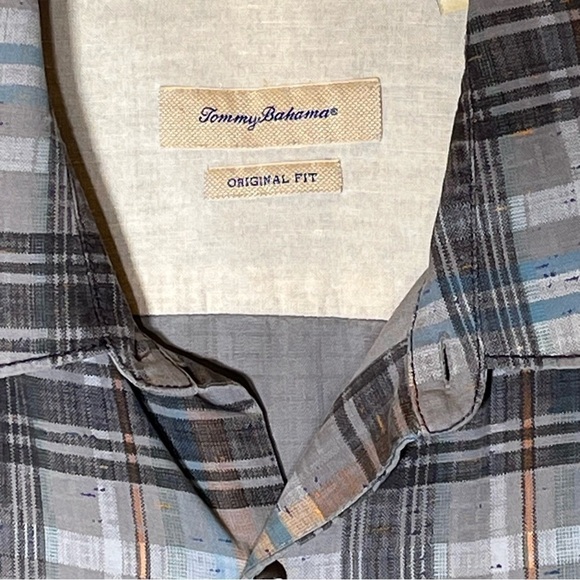 Tommy Bahama 100% Silk Print Short Sleeve Shirt Size Men’s XL - Picture 4 of 9